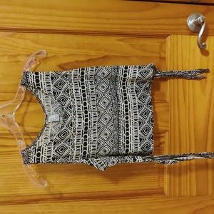 Forever 21 patterned crop top